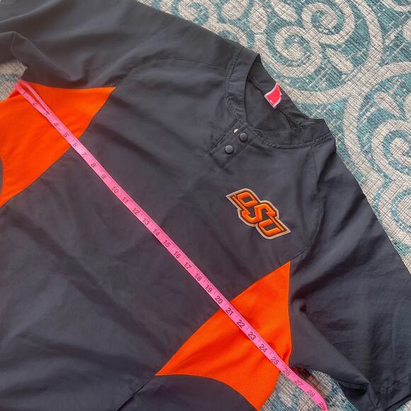 Vintage Nike Team Oklahoma State Cowboys Pullover Windbreaker Men's‎ Jacket - Picture 7 of 10